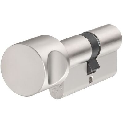 Abus Mécanique - Cylindre À Bouton Ke60np Nickel Pearl 45mm / K55mm Visi - Publicité Abus Mécanique - Cylindre À Bouton Ke60np Nickel Pearl 45mm / K55mm Visi - Publicité
