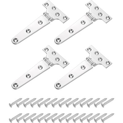 Uxcell 4 Pièces Pour Charnières T Marine En Acier Inoxydable 15 X 7,5 Cm Pour Bateau - Publicité Uxcell 4 Pièces Pour Charnières T Marine En Acier Inoxydable 15 X 7,5 Cm Pour Bateau - Publicité
