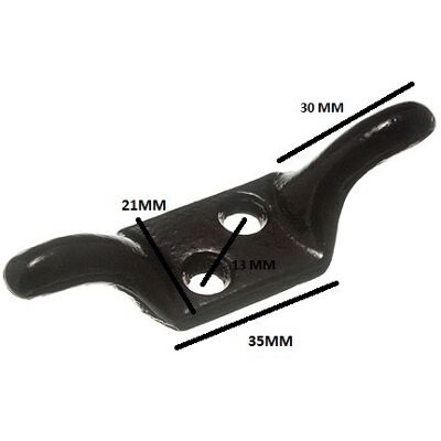 Onestopdiy Attache Pour Remorque En Corde 75mm Noire + Vis Lot De 100 - Publicité Onestopdiy Attache Pour Remorque En Corde 75mm Noire + Vis Lot De 100 - Publicité