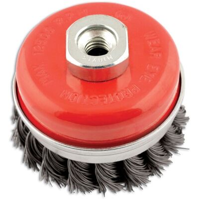 Connect Abracs Brosse À Torsade Tournant 70mm X M14 1pc 32130 - Publicité Connect Abracs Brosse À Torsade Tournant 70mm X M14 1pc 32130 - Publicité
