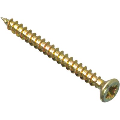 Forgefix Vis Polyvalente MPS3550Y CSK ST ZYP 3,5 x 50mm - Vis - Publicité Forgefix Vis Polyvalente MPS3550Y CSK ST ZYP 3,5 x 50mm - Vis - Publicité