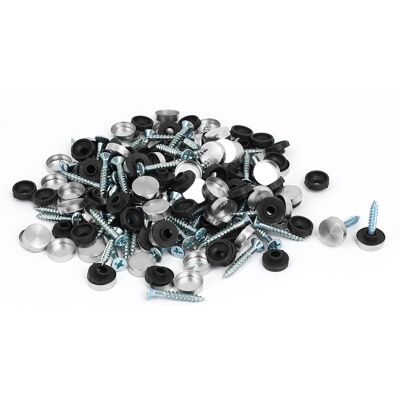 Uxcell Table En Verre Miroir 304 Acier Inox Vis Couvercle Clous 12mm Dia 80pcs - Publicité Uxcell Table En Verre Miroir 304 Acier Inox Vis Couvercle Clous 12mm Dia 80pcs - Publicité