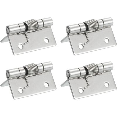 Uxcell 4pcs Charnières Auto-Ferrantes 2\" Dia Acier 304 Pour Porte Intérieur - Publicité Uxcell 4pcs Charnières Auto-Ferrantes 2\" Dia Acier 304 Pour Porte Intérieur - Publicité