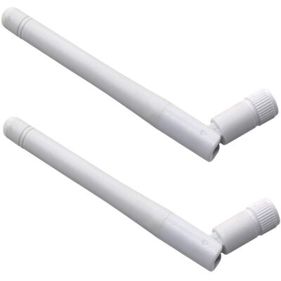 Pack De 2 Antennes Wifi Amplificateur Hqrp 2.4-2.5ghz Rp-Sma Pour Dlink Dir/dwl - Publicité Pack De 2 Antennes Wifi Amplificateur Hqrp 2.4-2.5ghz Rp-Sma Pour Dlink Dir/dwl - Publicité