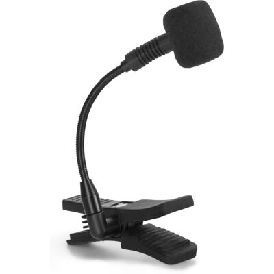 Pronomic Microphone Avec Instrument A Vent Clip Micro Audio Alimentation Fantôme Xlr Noir - Publicité Pronomic Microphone Avec Instrument A Vent Clip Micro Audio Alimentation Fantôme Xlr Noir - Publicité