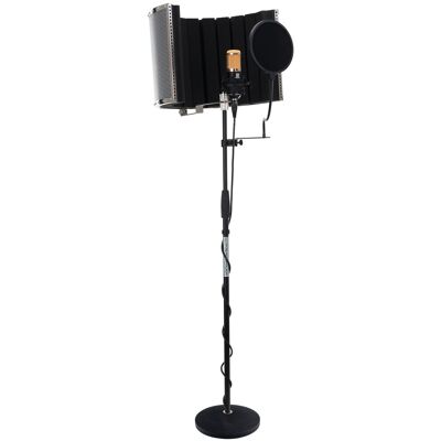 Pronomic Micophone A Condensateur Studio Enregistrement Kit Support Mic Ecran Cable Noir - Publicité Pronomic Micophone A Condensateur Studio Enregistrement Kit Support Mic Ecran Cable Noir - Publicité