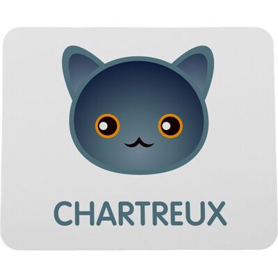 Tapis De Souris Chartreux Par Art-Dog - Publicité Tapis De Souris Chartreux Par Art-Dog - Publicité