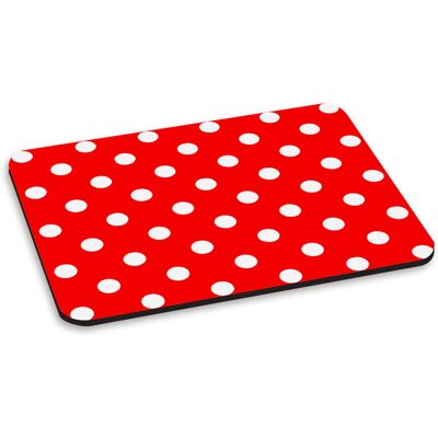 Gift Base À Pois Rouge Motif Tapis De Souris Pc Ordinateur - Imprimé Mignon - Publicité Gift Base À Pois Rouge Motif Tapis De Souris Pc Ordinateur - Imprimé Mignon - Publicité