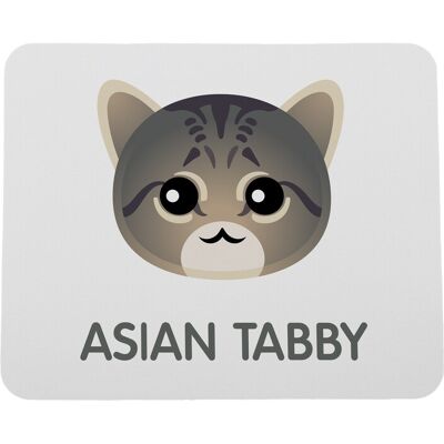 Tapis De Souris Asian Tabby Par Art-Dog - Publicité Tapis De Souris Asian Tabby Par Art-Dog - Publicité