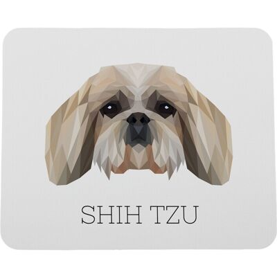 ART Tapis De Souris Géométrique Shih Tzu, Shi Tsu, Shi-Tzu, Szi-Cu, Szitzu Avec Phot - Publicité ART Tapis De Souris Géométrique Shih Tzu, Shi Tsu, Shi-Tzu, Szi-Cu, Szitzu Avec Phot - Publicité
