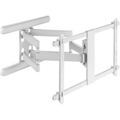 Kimex Support Mural Tv Articulé Écran 37''- 86'' - Bras 6,9-66 Cm Blanc - Publicité Kimex Support Mural Tv Articulé Écran 37''- 86'' - Bras 6,9-66 Cm Blanc - Publicité