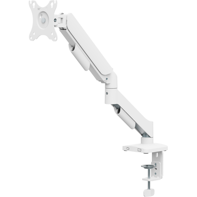 Kimex Support Écran Pc À Ressort Mécanique 1 Écran Pc 17\"-32\", Blanc - Publicité Kimex Support Écran Pc À Ressort Mécanique 1 Écran Pc 17\"-32\", Blanc - Publicité