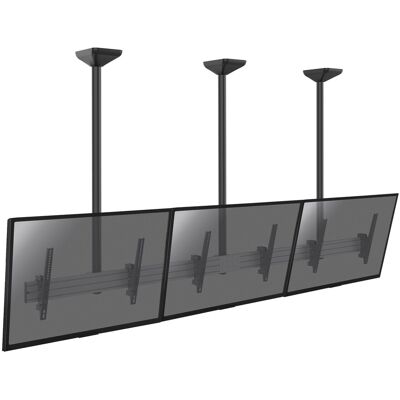 Kimex Support Plafond Menu Board 3 Écrans 50''-55'' - Hauteur 150cm - Publicité Kimex Support Plafond Menu Board 3 Écrans 50''-55'' - Hauteur 150cm - Publicité