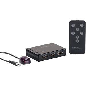 Switch Hdmi À 5 Ports Avec Télécommande - Auvisio - Publicité Switch Hdmi À 5 Ports Avec Télécommande - Auvisio - Publicité