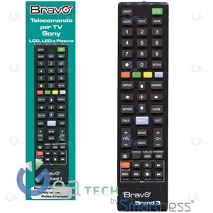 Télécommande De Rechange Bravo Brand 3 Compatibile Tv A Marque Sony Gia 'Prévues - Publicité Télécommande De Rechange Bravo Brand 3 Compatibile Tv A Marque Sony Gia 'Prévues - Publicité