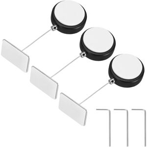 Uxcell 3pcs 3.3 Ft Câble Rétractable Pour Télécommande Avec Capuchon, Noir - Publicité Uxcell 3pcs 3.3 Ft Câble Rétractable Pour Télécommande Avec Capuchon, Noir - Publicité