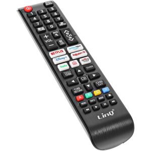 Linq Télécommande Universelle Pour Téléviseur Pour Samsung Avec Portée 8m Noir - Publicité Linq Télécommande Universelle Pour Téléviseur Pour Samsung Avec Portée 8m Noir - Publicité
