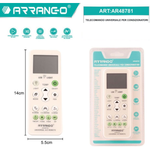 Arrango Télécommande Pour Climatiseur Universel Multi Fonction - Publicité Arrango Télécommande Pour Climatiseur Universel Multi Fonction - Publicité