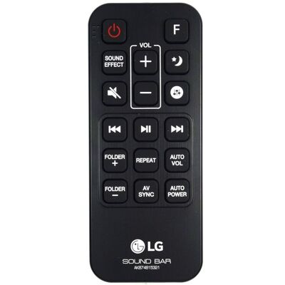 Télécommande De Barre De Son Lg Sj5y Authentique - Publicité Télécommande De Barre De Son Lg Sj5y Authentique - Publicité