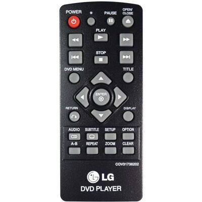 Télécommande De Lecteur Dvd Lg Cov31736202 Authentique - Publicité Télécommande De Lecteur Dvd Lg Cov31736202 Authentique - Publicité