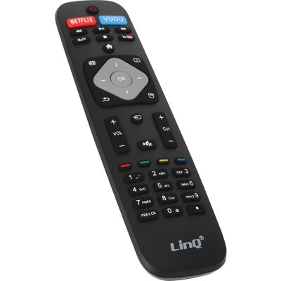 Linq Télécommande Universelle Pour Téléviseur Avec Portée 8m Noir - Publicité Linq Télécommande Universelle Pour Téléviseur Avec Portée 8m Noir - Publicité