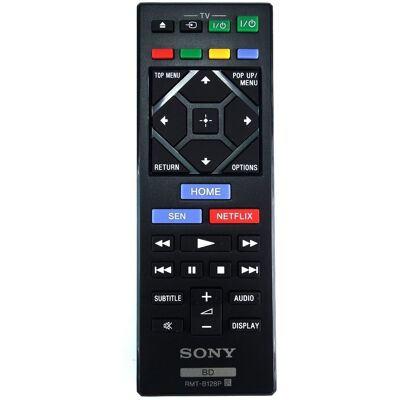 Télécommande De Lecteur Blu-Ray Sony Rmtb128p / Rmt-B128p Authentique - Publicité Télécommande De Lecteur Blu-Ray Sony Rmtb128p / Rmt-B128p Authentique - Publicité