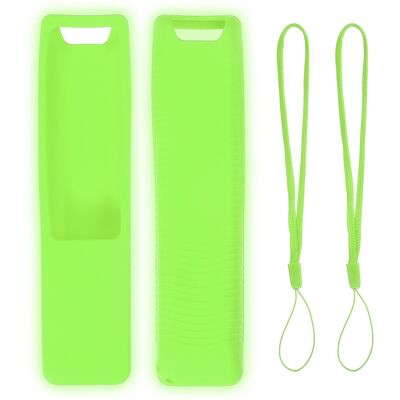 Uxcell 2 Pcs Housse Pour Télécommande Tv 170x40x20mm En Silicone, Vert Fluo - Publicité Uxcell 2 Pcs Housse Pour Télécommande Tv 170x40x20mm En Silicone, Vert Fluo - Publicité