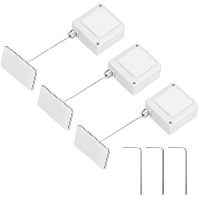 Uxcell 3pièces 3.3ft Câble Rétractable Pour Télécommande Avec Bouchon Blanc - Publicité Uxcell 3pièces 3.3ft Câble Rétractable Pour Télécommande Avec Bouchon Blanc - Publicité