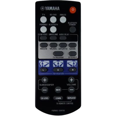 *nouveau* Télécommande De Barre De Son Yamaha Fsr80 Zg80760 Authentique - Publicité *nouveau* Télécommande De Barre De Son Yamaha Fsr80 Zg80760 Authentique - Publicité