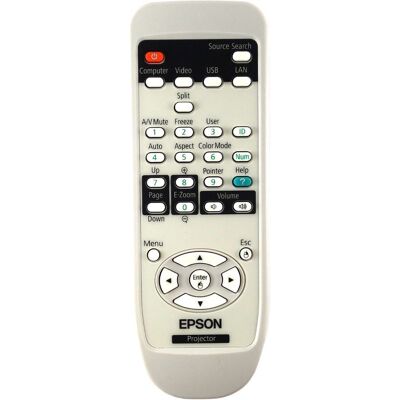 Neuf Véritable Epson 1541653/154165300 Projecteur Télécommande - Publicité Neuf Véritable Epson 1541653/154165300 Projecteur Télécommande - Publicité
