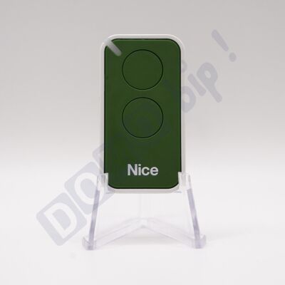 Télécommande Nice Inti2 Vert - Émetteur Code Tournant 433.92 Mhz Remplace Inti1 - Publicité Télécommande Nice Inti2 Vert - Émetteur Code Tournant 433.92 Mhz Remplace Inti1 - Publicité