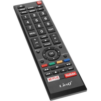 Linq Télécommande Universelle Pour Téléviseur Toshiba Avec Portée 8m Noir - Publicité Linq Télécommande Universelle Pour Téléviseur Toshiba Avec Portée 8m Noir - Publicité