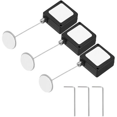 Uxcell 3pcs Câble Télécommande Rétractable 3.3ft Avec Serrure Noir Pour Rc - Publicité Uxcell 3pcs Câble Télécommande Rétractable 3.3ft Avec Serrure Noir Pour Rc - Publicité