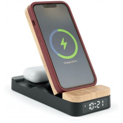 Thomson Réveil & Chargeur Smartphone 3 En 1 Compatible Android Et Apple – C850i - Publicité Thomson Réveil & Chargeur Smartphone 3 En 1 Compatible Android Et Apple – C850i - Publicité