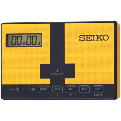 Seiko Chronomètre De Sport Réveil Numérique Qhl098y - Publicité Seiko Chronomètre De Sport Réveil Numérique Qhl098y - Publicité