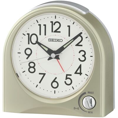Seiko Réveil De Chevet Avec Lumière 12cm Qhe204g - Publicité Seiko Réveil De Chevet Avec Lumière 12cm Qhe204g - Publicité