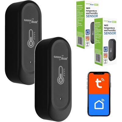 Greenblue Gb741 Capteur Température & Humidité Wifi Ip65 - Lot De 2 - Publicité Greenblue Gb741 Capteur Température & Humidité Wifi Ip65 - Lot De 2 - Publicité