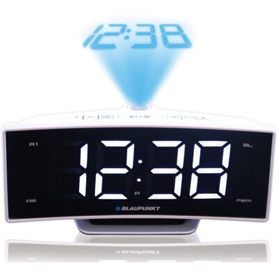 Radio Réveil Projecteur Usb Blaupunkt Crp7wh - Publicité Radio Réveil Projecteur Usb Blaupunkt Crp7wh - Publicité