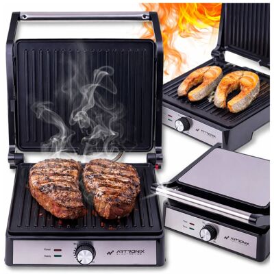 Artronix Grille-Pain Électrique 2000 W Pour Paninis, À Ouverture Plate. Publicité Artronix Grille-Pain Électrique 2000 W Pour Paninis, À Ouverture Plate. Publicité