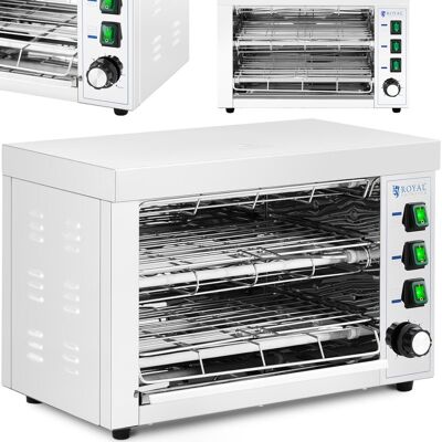 Royal Catering Grille-Pain Salamandre Pour Plats Cuisinés 50-300 °c 3250 W - Publicité Royal Catering Grille-Pain Salamandre Pour Plats Cuisinés 50-300 °c 3250 W - Publicité
