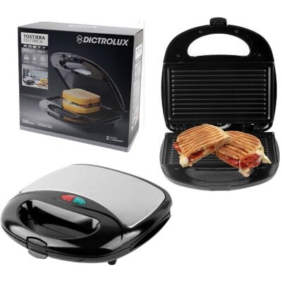 Dictrolux Grille-Pain Piastra Elettrica Toast Panini Barbecue Gril \" Sandwich \ - Publicité Dictrolux Grille-Pain Piastra Elettrica Toast Panini Barbecue Gril \" Sandwich \ - Publicité