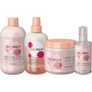 Inebrya Kit Ice Cream Keratin Sham 300ml + Cond 200ml + Mask 500ml + Serum 100ml - Publicité Inebrya Kit Ice Cream Keratin Sham 300ml + Cond 200ml + Mask 500ml + Serum 100ml - Publicité