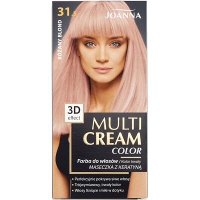 Coloration Joanna Multi Cream 31,5 Blond Rosé - Publicité Coloration Joanna Multi Cream 31,5 Blond Rosé - Publicité