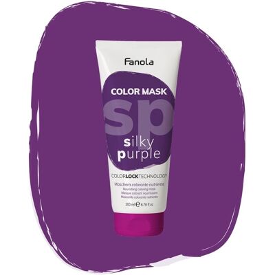 Fanola Marque Silky Purple Masque Colorant - Type de Produit - Publicité Fanola Marque Silky Purple Masque Colorant - Type de Produit - Publicité