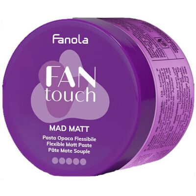 Fanola FanTouch Pâte Flexible Matte - Type de cheveux - Publicité Fanola FanTouch Pâte Flexible Matte - Type de cheveux - Publicité