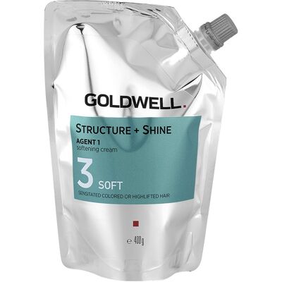 Goldwell Structure + Shine Agent 1 Softening Cream 3 Soft 400gr - - Publicité Goldwell Structure + Shine Agent 1 Softening Cream 3 Soft 400gr - - Publicité