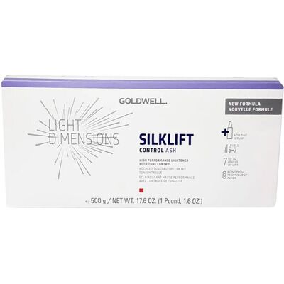Décolorant Silklift Control Light Dimensions Ash - Type de cheveux - Publicité Décolorant Silklift Control Light Dimensions Ash - Type de cheveux - Publicité