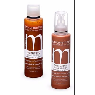 Mulato - Blond Vénitien - Repigmentant - Shampoo - Publicité Mulato - Blond Vénitien - Repigmentant - Shampoo - Publicité