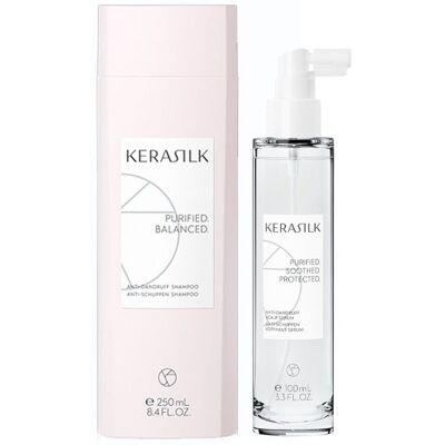 Kerasilk Kit Essentiels Shampooing Anti Pellicules 250ml + Serum 100ml - Publicité Kerasilk Kit Essentiels Shampooing Anti Pellicules 250ml + Serum 100ml - Publicité