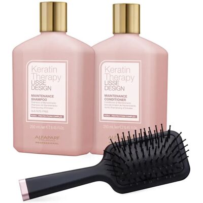 Alfaparf Milano Lot Keratin Therapy Lisse Design Sh 250ml + Conditioner 250ml - Publicité Alfaparf Milano Lot Keratin Therapy Lisse Design Sh 250ml + Conditioner 250ml - Publicité